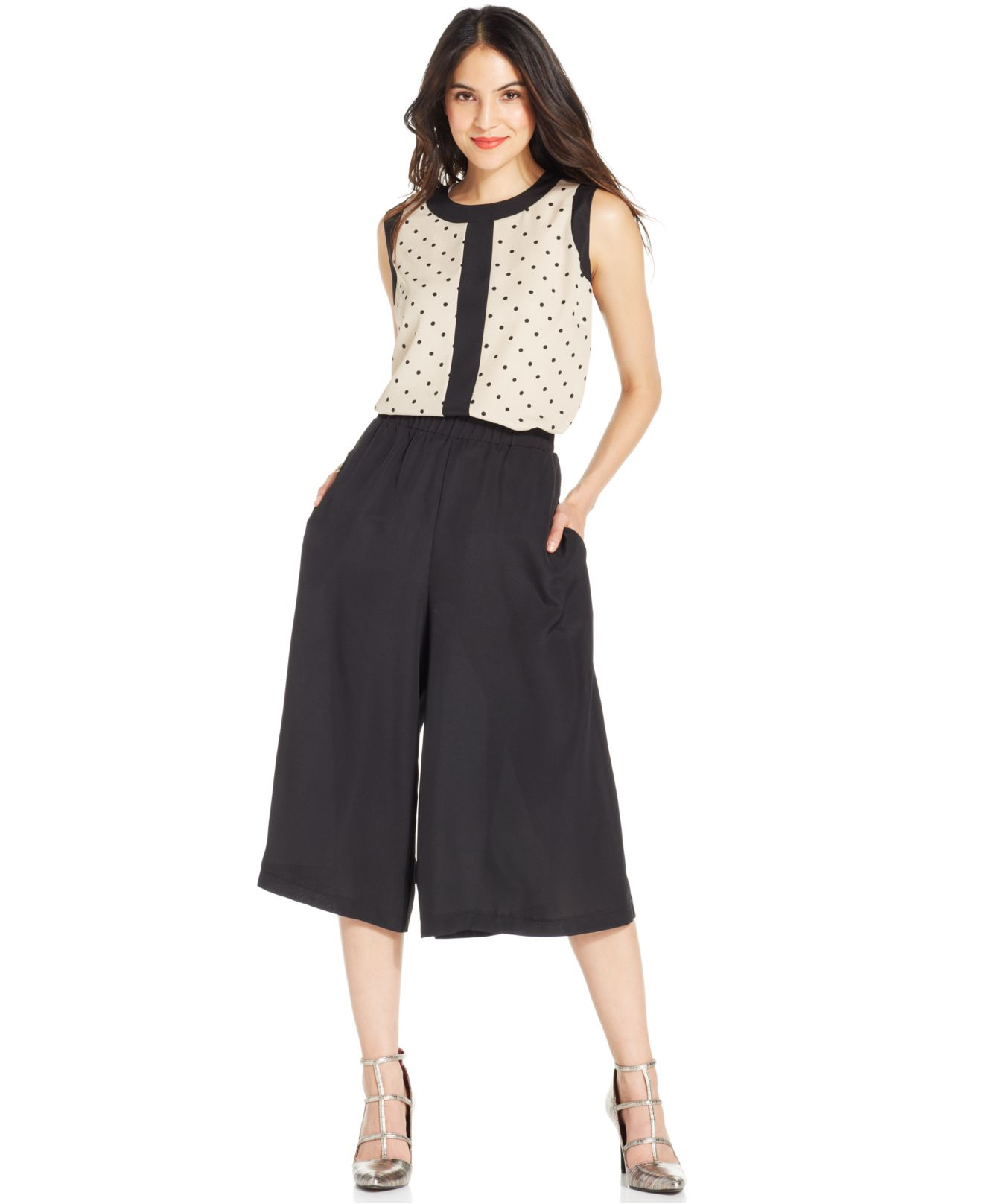 wide leg gaucho jeans