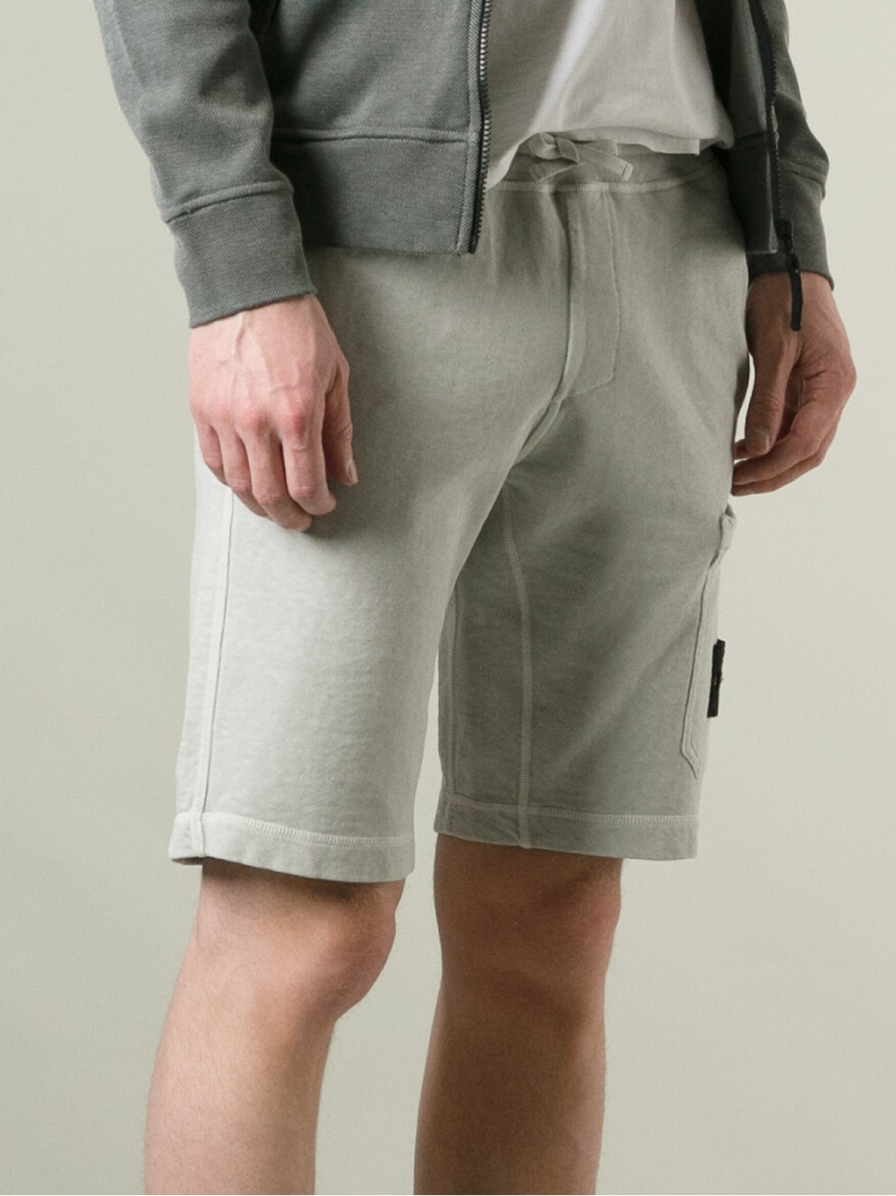 Stone Island Track Shorts in Grey (Gray) for Men - Lyst