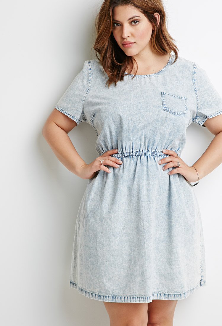stone denim dress