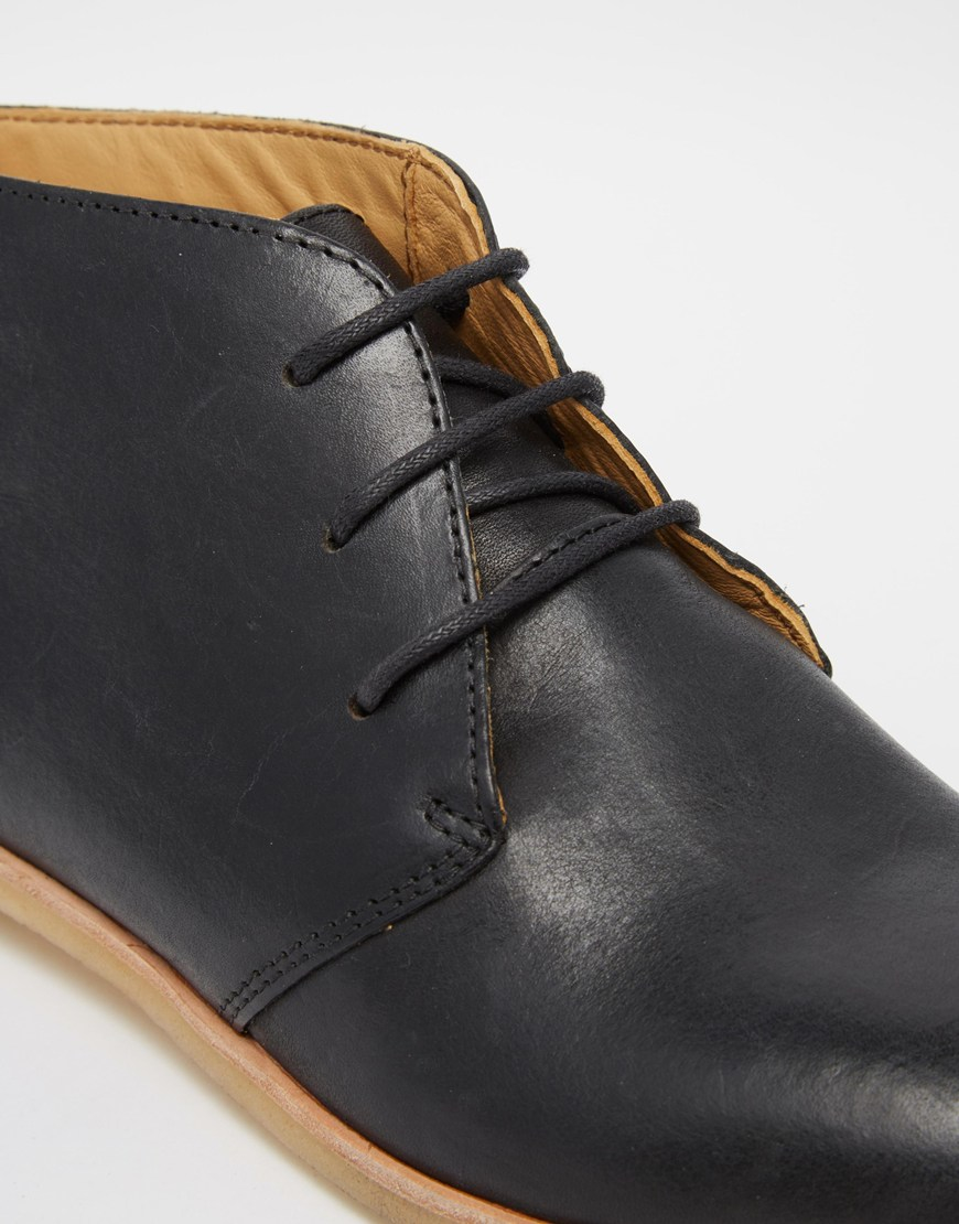 clarks desert boot black soft leather