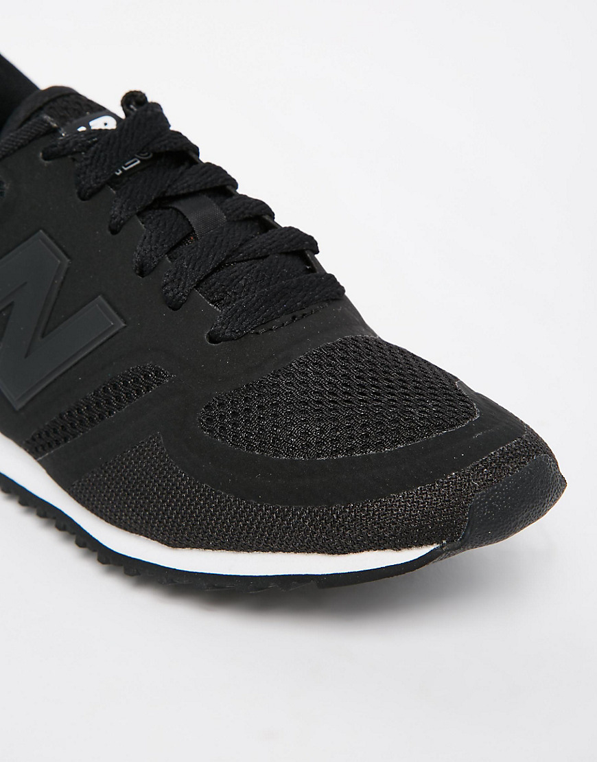 new balance 420 micro mesh trainers in black