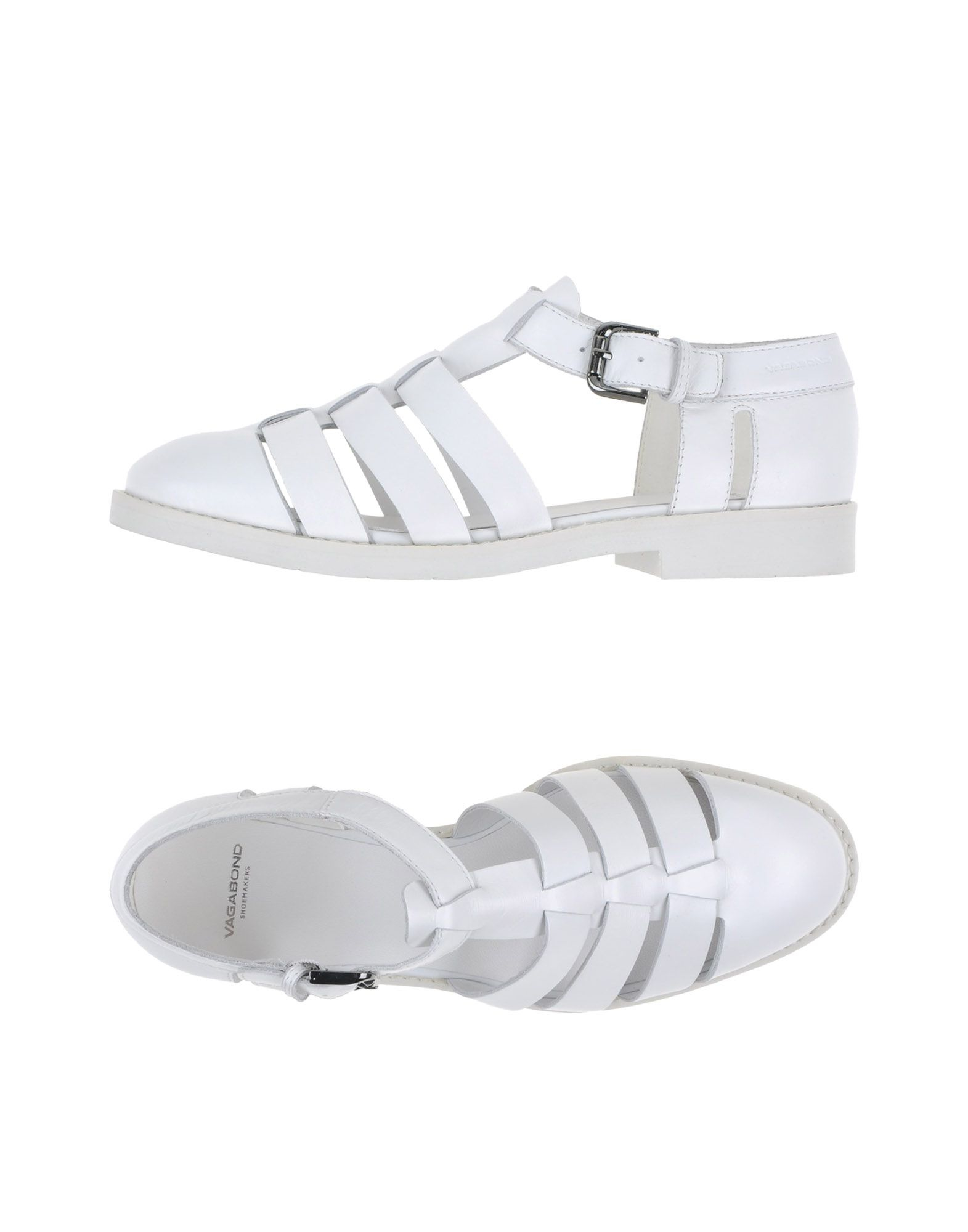 vagabond white sandals