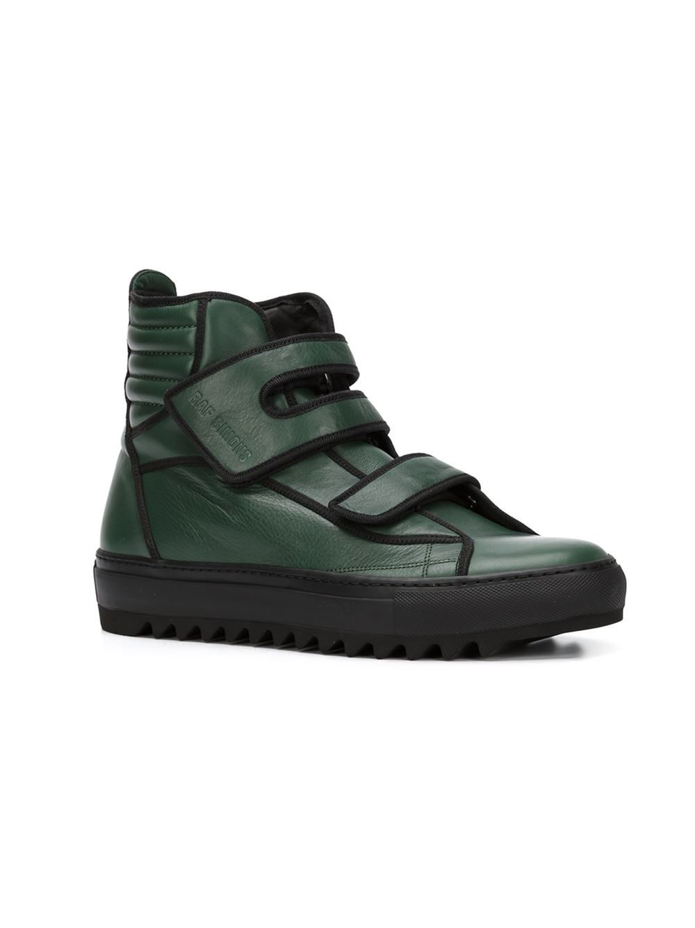 velcro high top trainers
