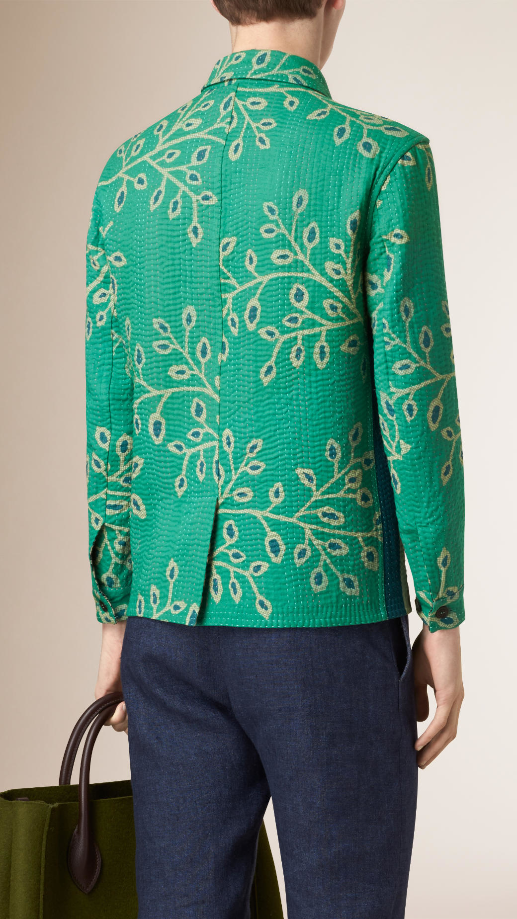 burberry floral jacket