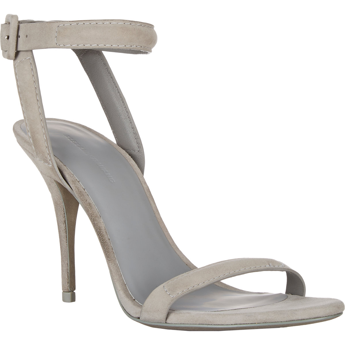 light grey sandal heels