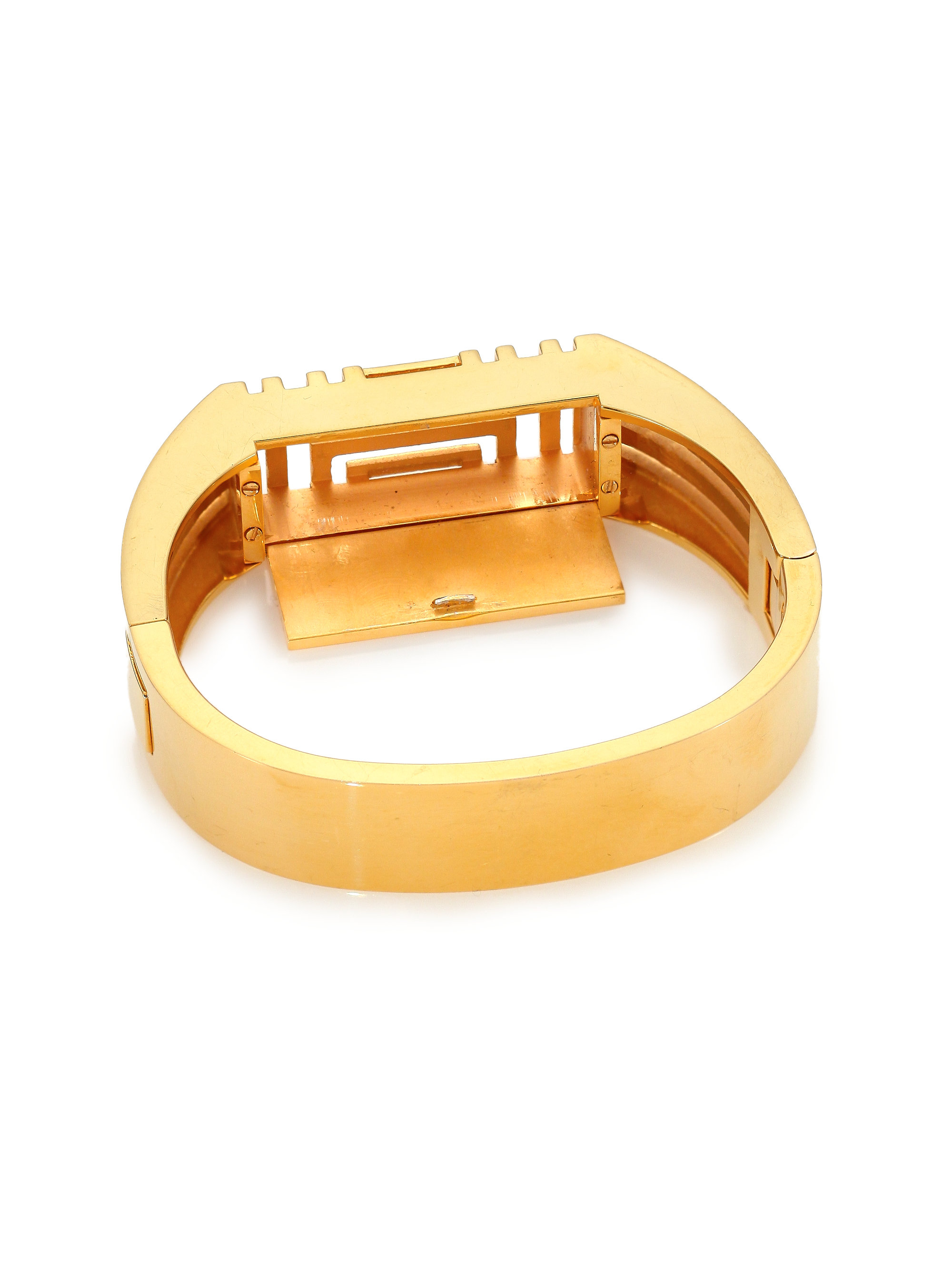 Tory burch For Fitbit Bangle Bracelet in Metallic Lyst