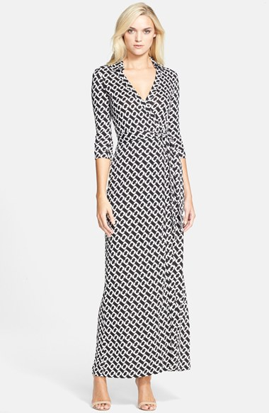 dvf abigail wrap maxi dress