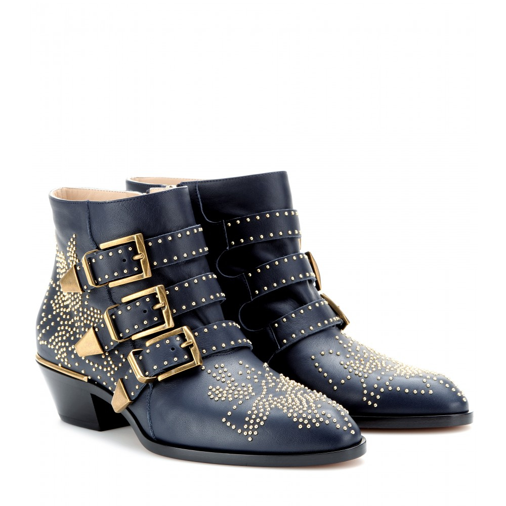 chloe susanna boots blue