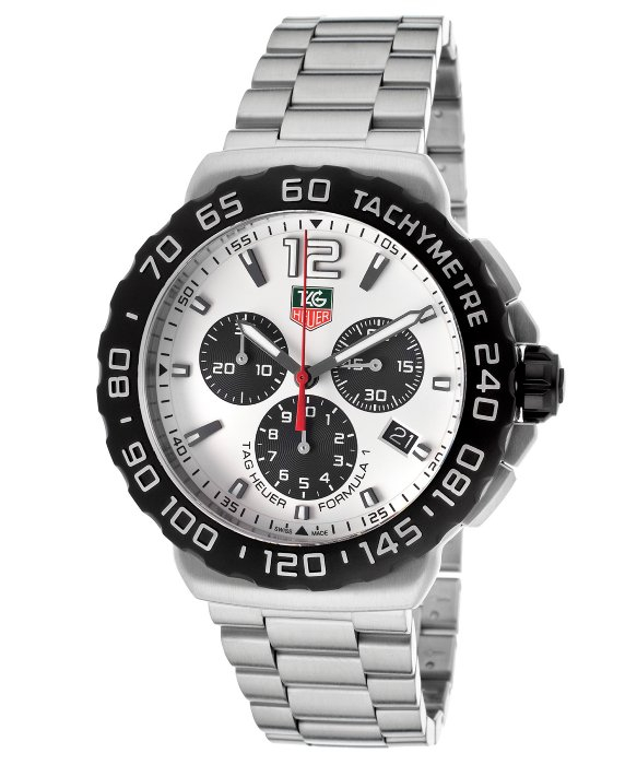 tag heuer white face formula 1
