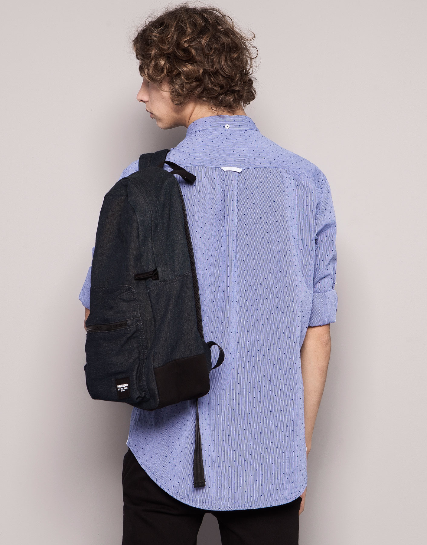 Pull&bear Long Sleeve Shirt in Blue for Men (SKY BLUE) | Lyst
