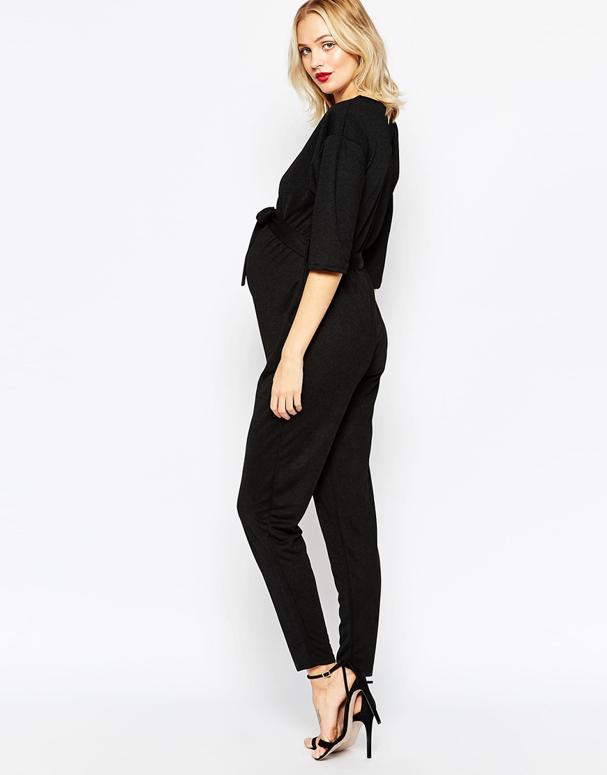 maternity wrap jumpsuit
