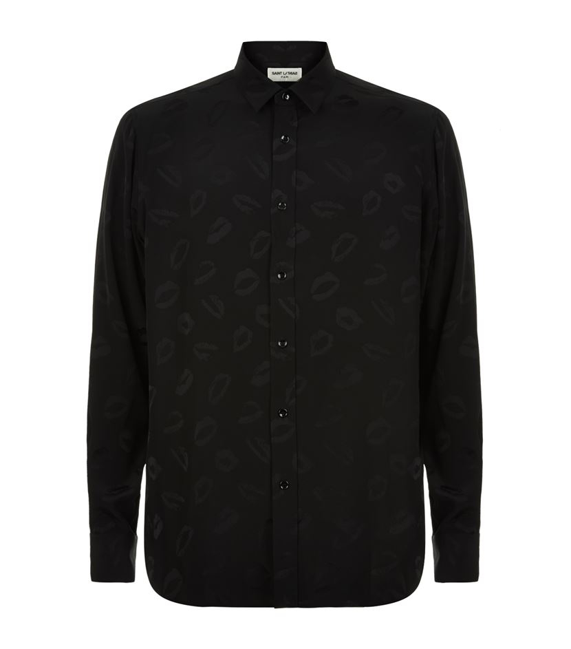 saint laurent lips shirt