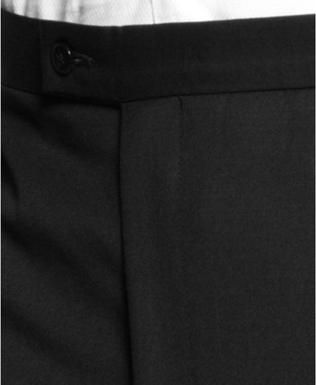 Calvin Klein Black Slim-Fit Tuxedo Pant in Black for Men | Lyst