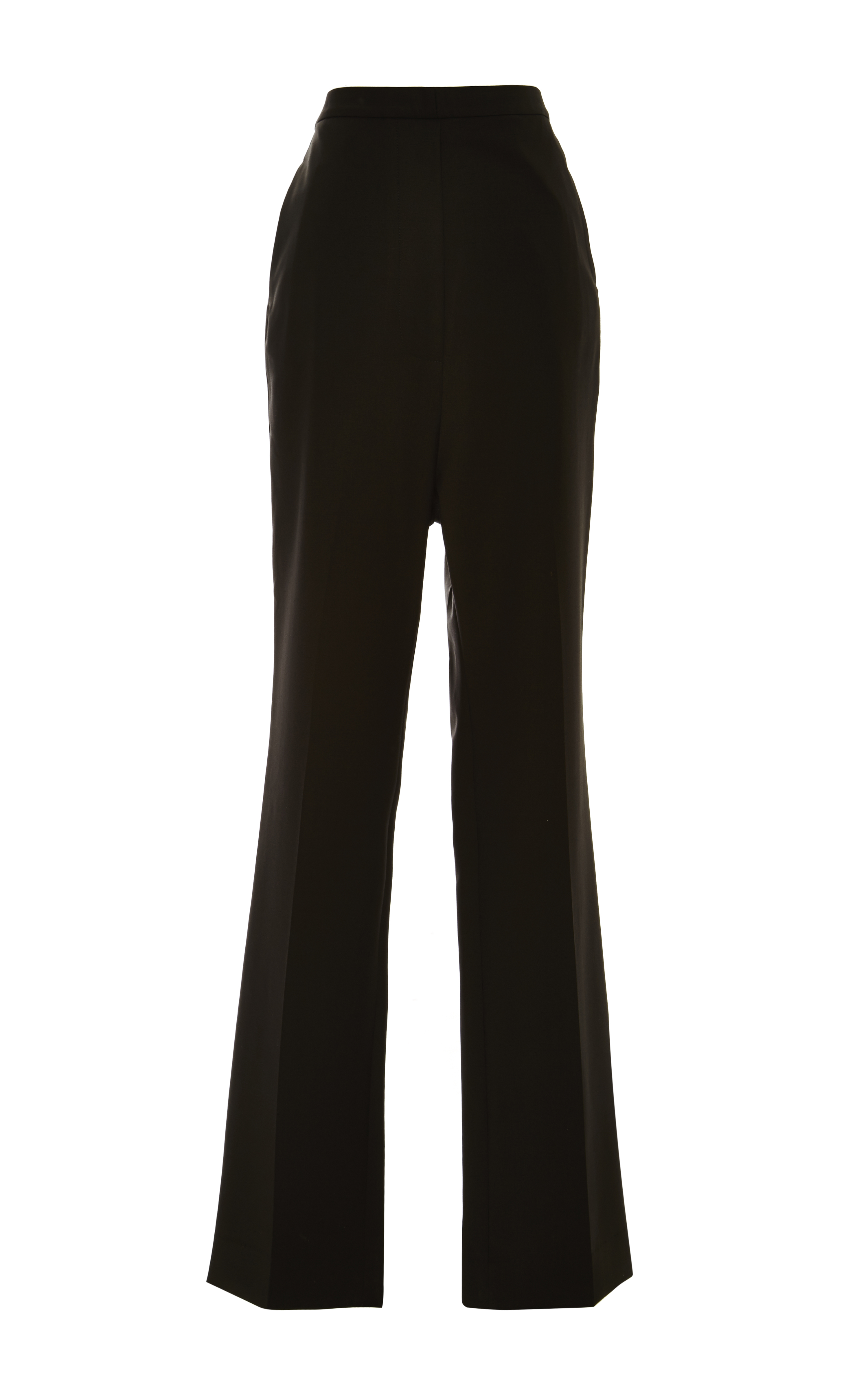 Ellery Dewy Wide Leg Crease Front Pant in Black in Black | Lyst