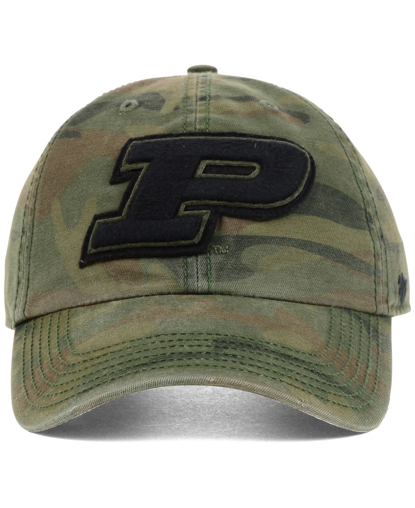 47 Brand Purdue Boilermakers Oht Movement Clean Up Cap in Green