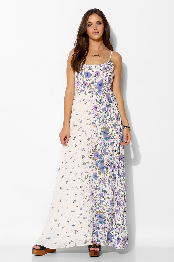 wild flower maxi dress
