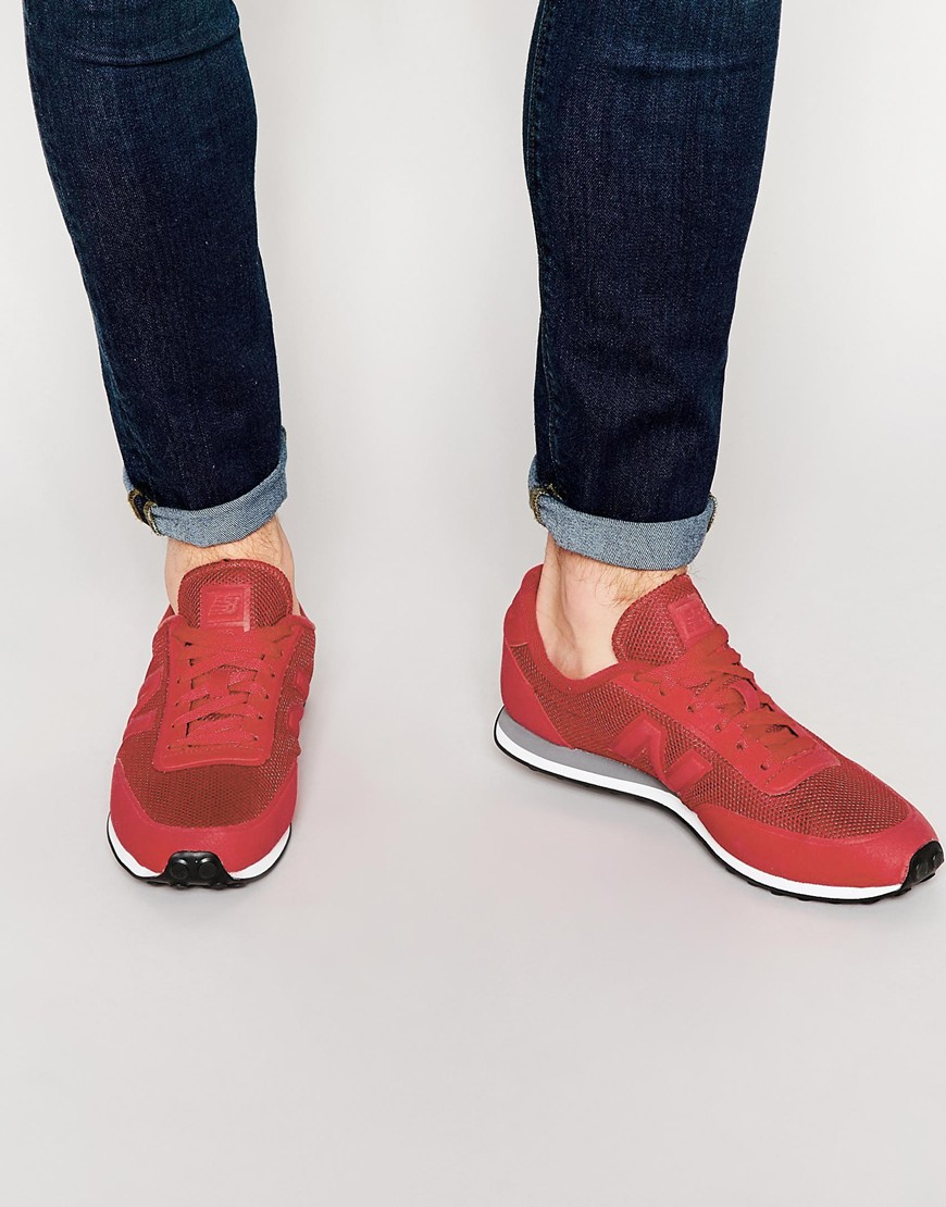 new balance 410 red trainers