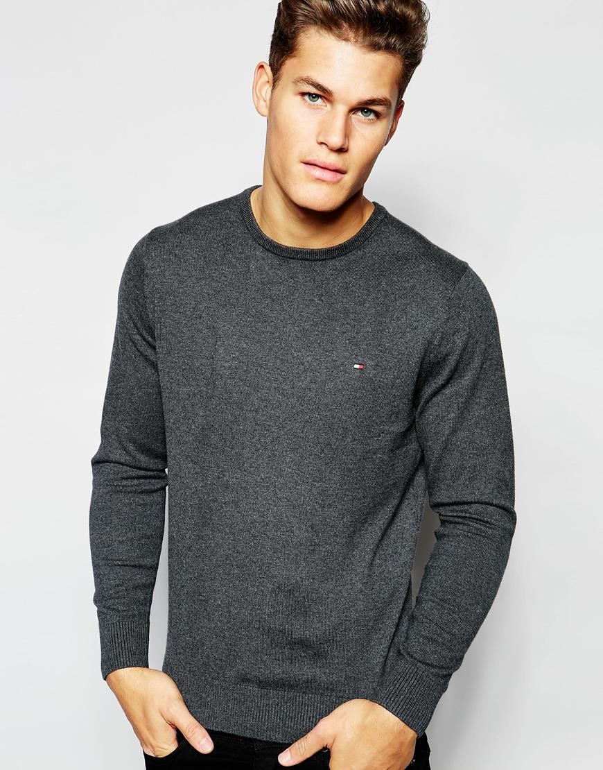 tommy hilfiger sweater gray
