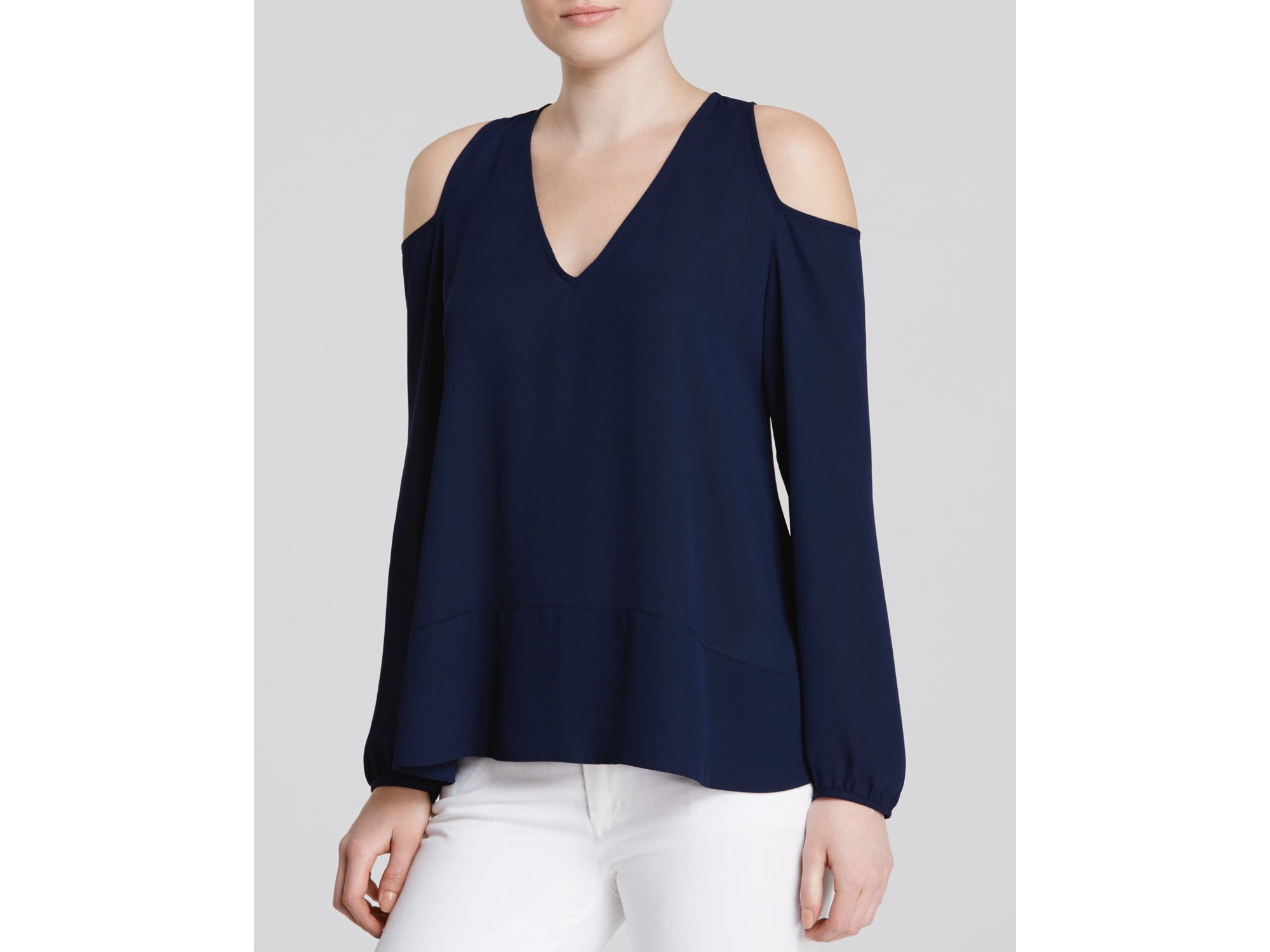 aqua cold shoulder top