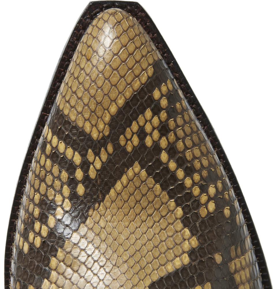 小物 Saint Laurent Python western saint-laurent-brown-python-