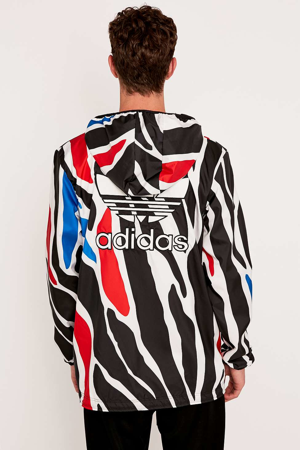 adidas zebra print jacket