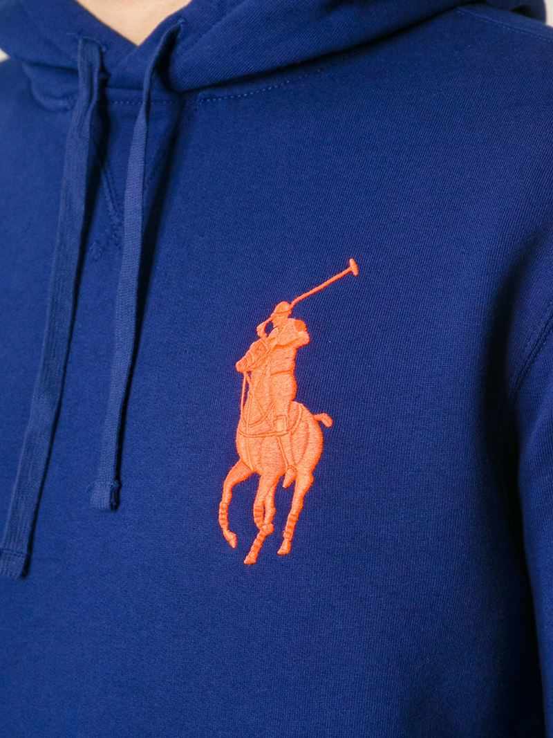 Polo Ralph Lauren Long Sleeve Hoodie in Blue for Men | Lyst