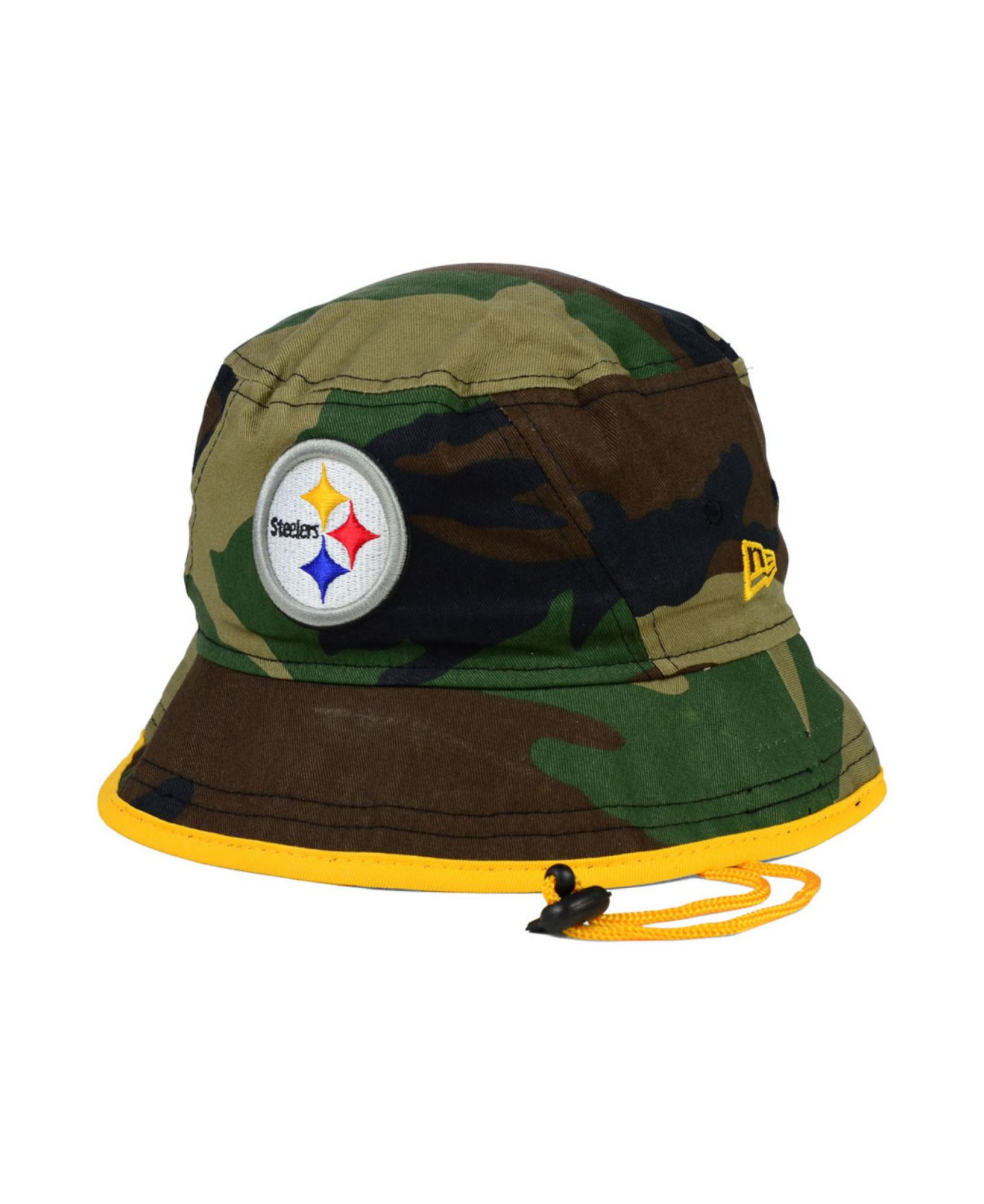 KTZ Pittsburgh Steelers Camo Pop Bucket 