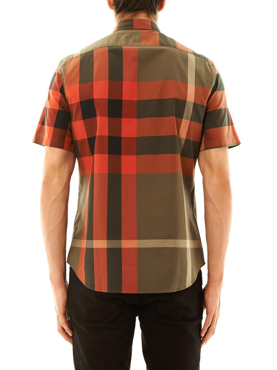 burberry short sleeve shirts for men