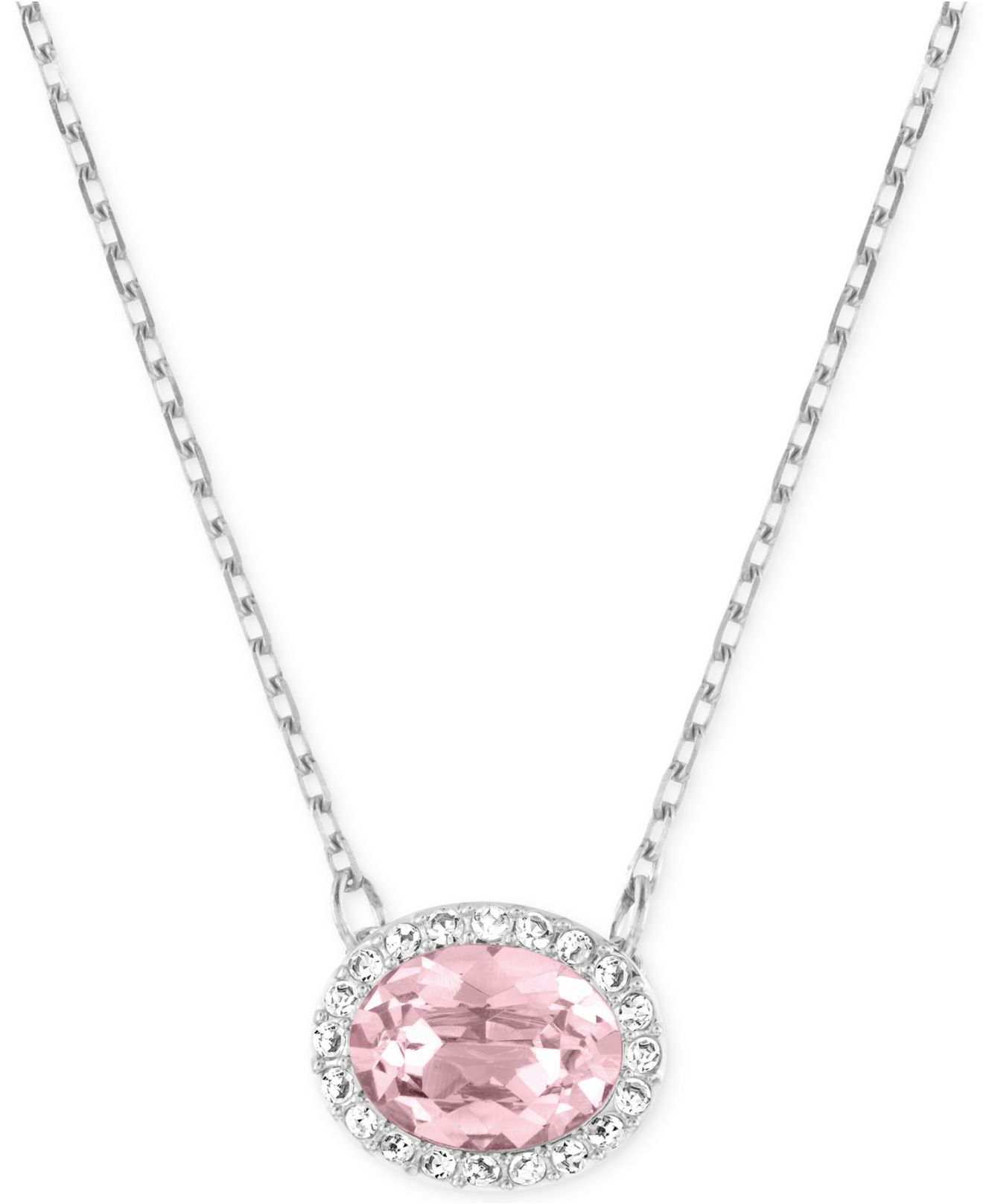 Wedding Jewelry - Pink Heart Swarovski Crystal Necklace | ADORA by Simona