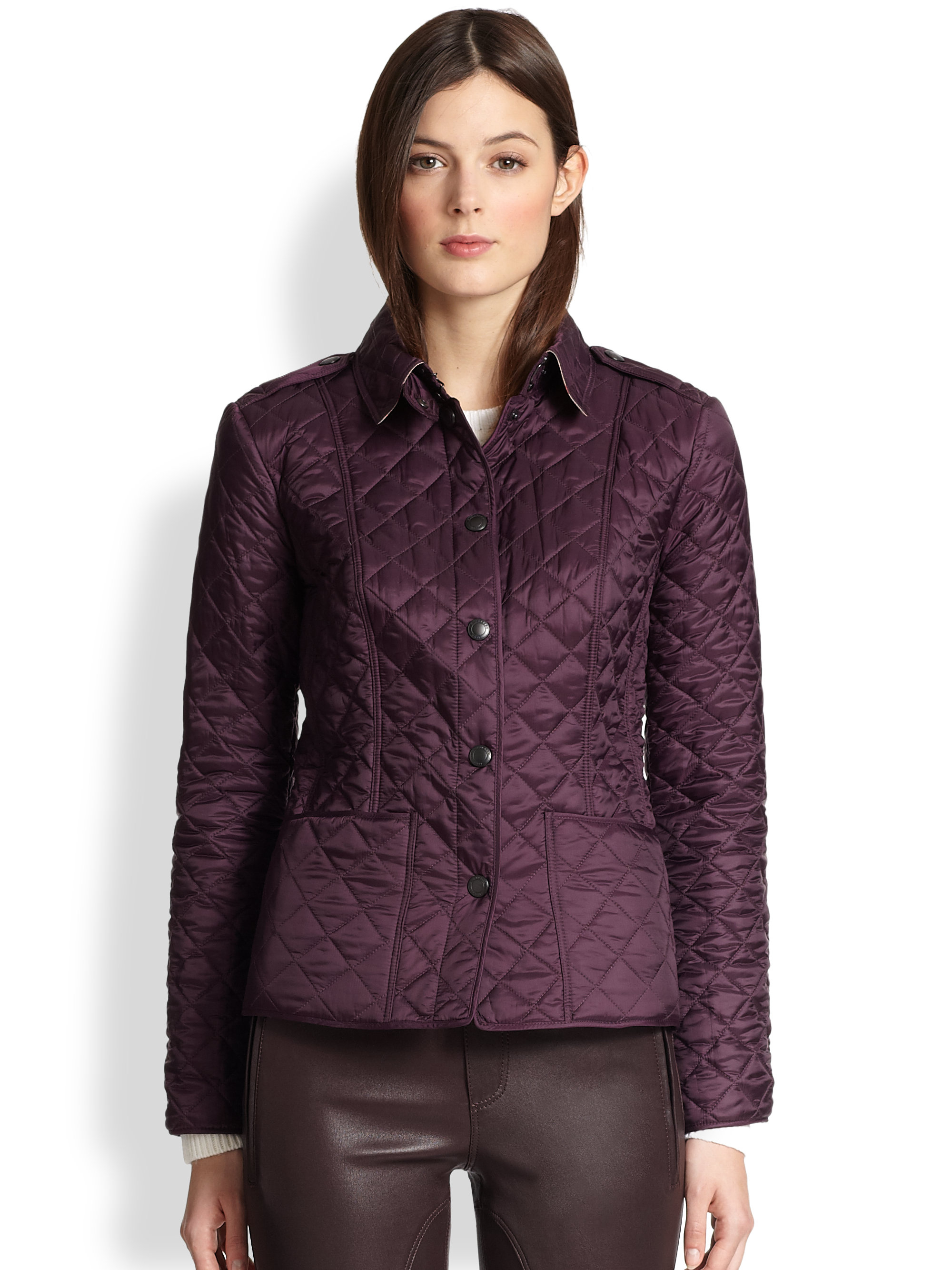 burberry vest purple