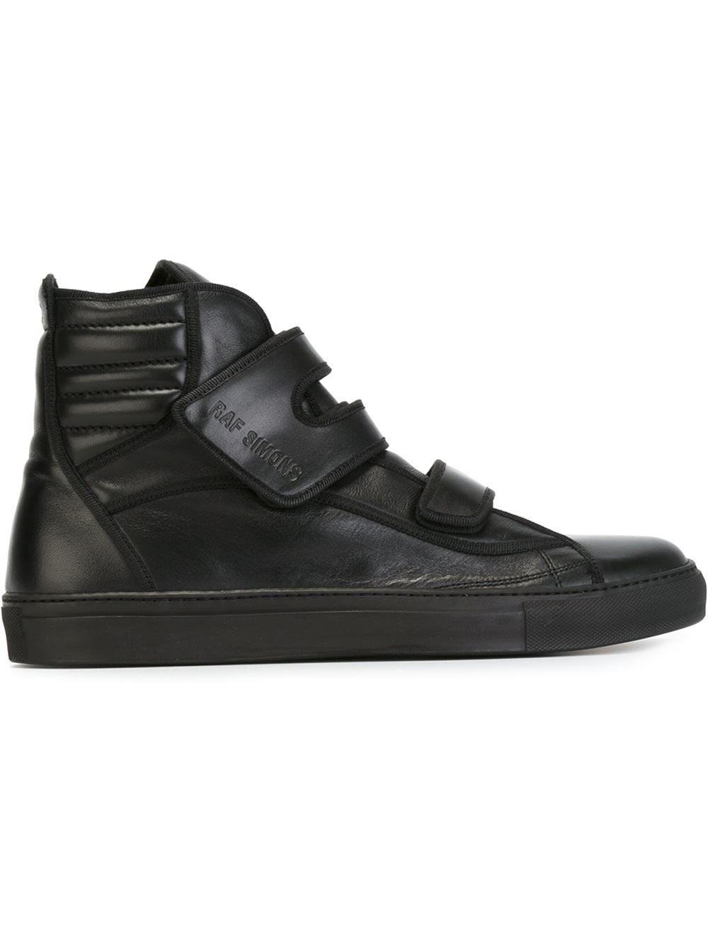 velcro high top trainers
