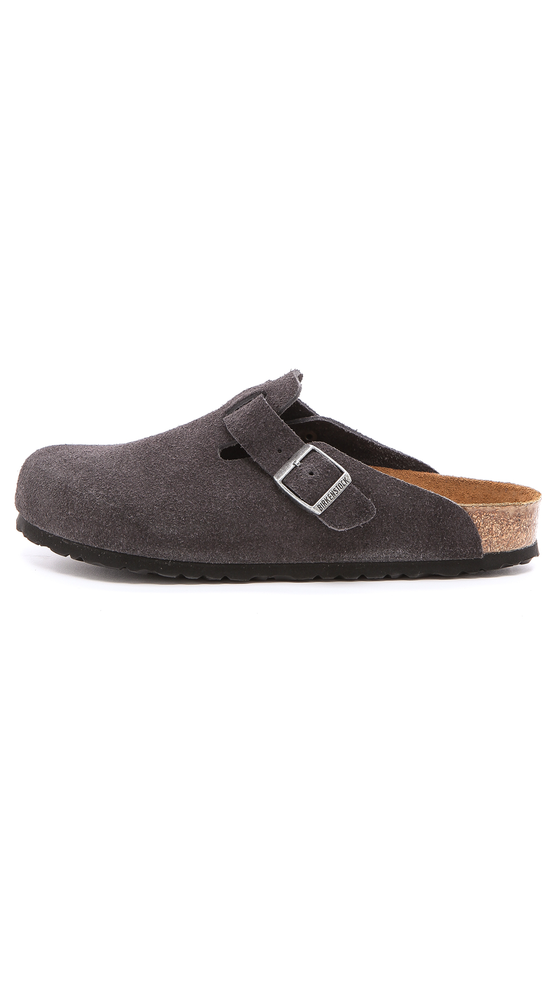 grey suede birkenstocks