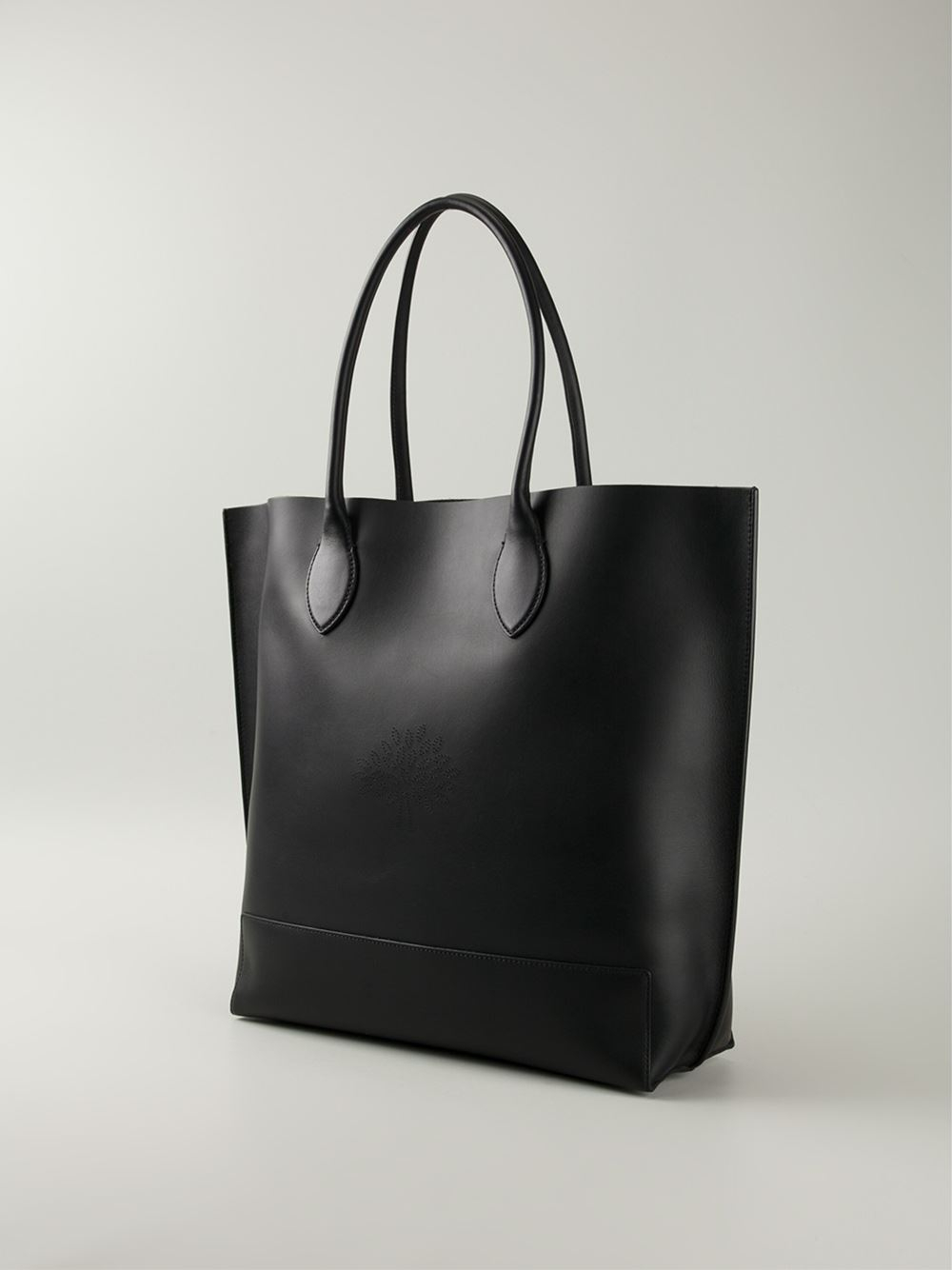 Mulberry 'Blossom' Shopper Tote in Black - Lyst