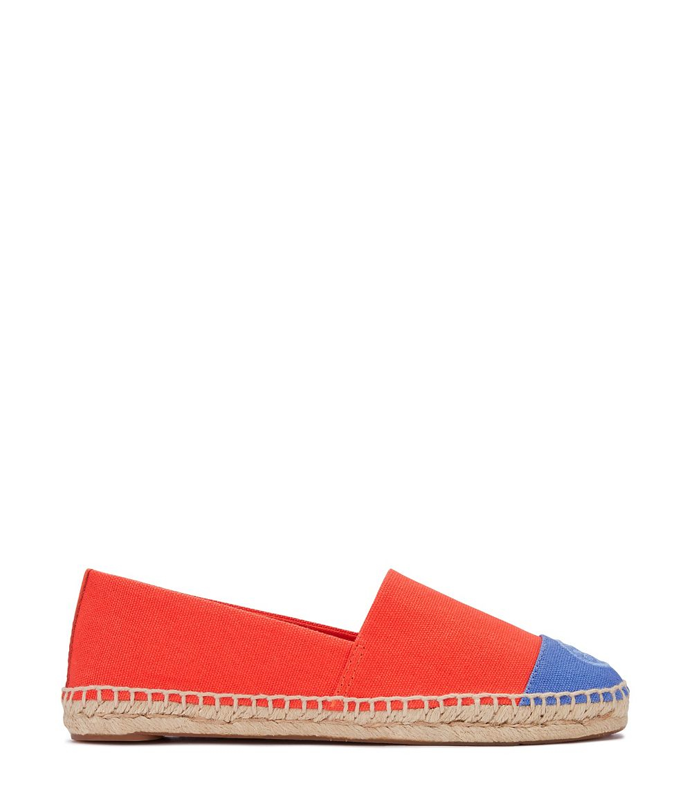 tory burch red espadrille