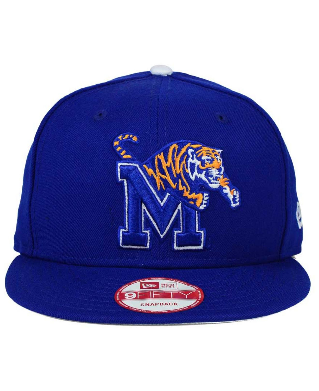 KTZ Memphis Tigers Core 9fifty Snapback Cap in Blue for Men