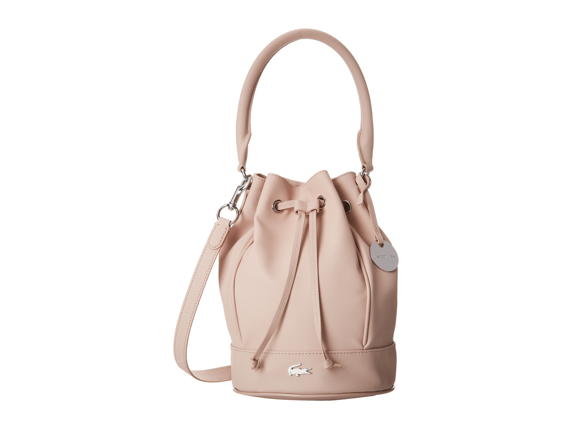 Lyst Lacoste Daily Classic Bucket Bag In Pink Gallery
