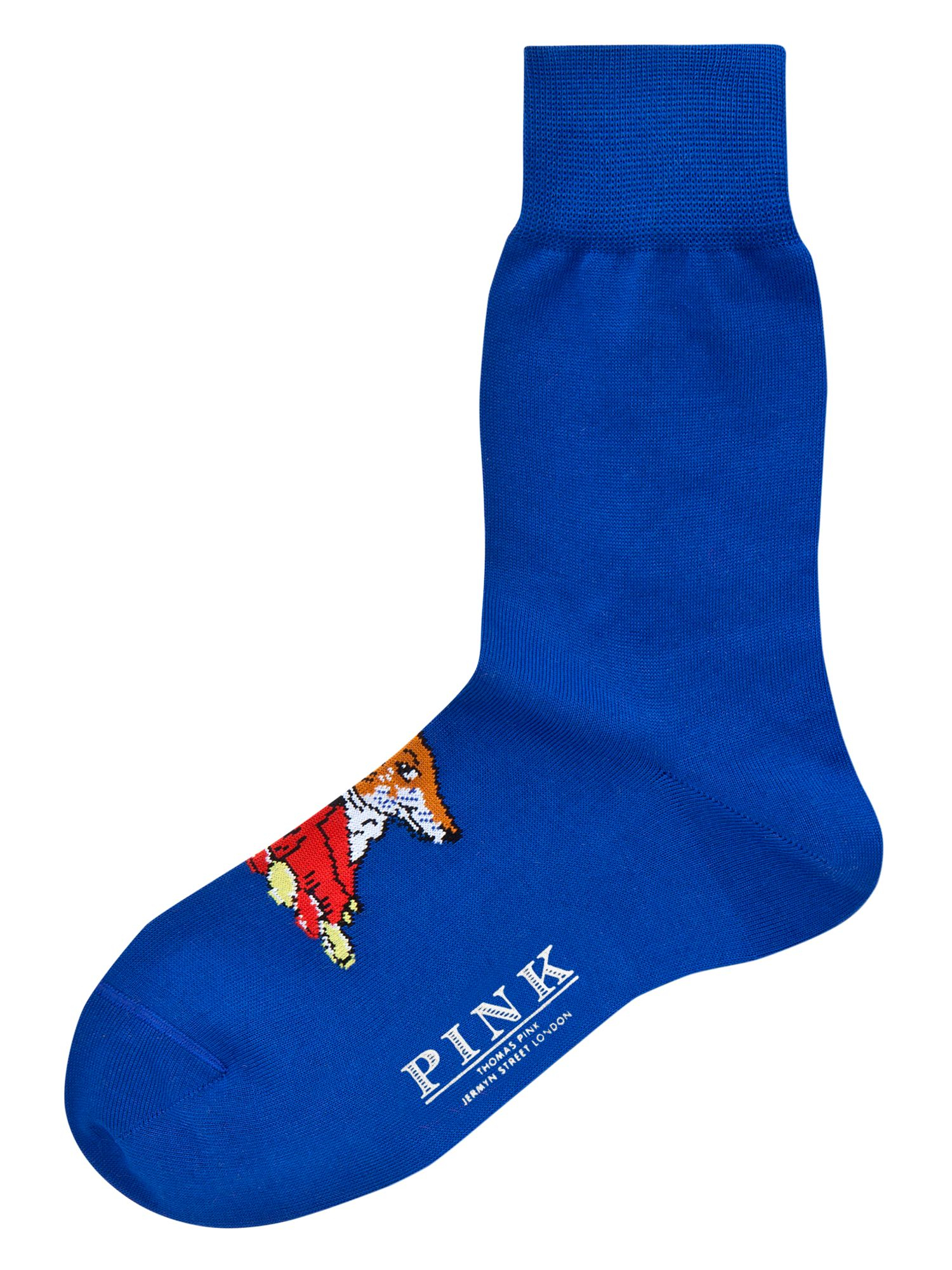 Thomas pink Hunting Fox Socks in Blue for Men | Lyst