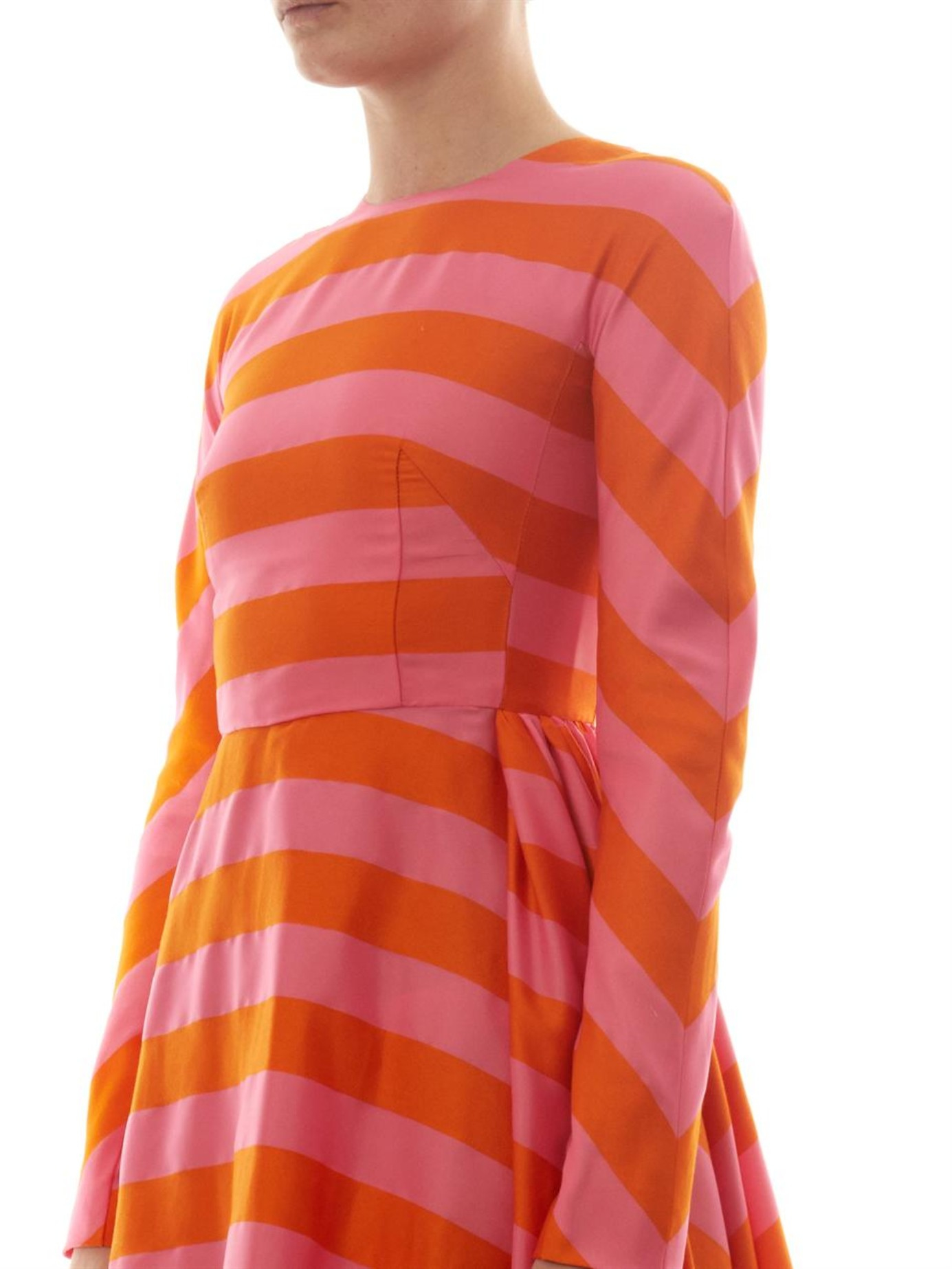 emilia wickstead striped dress