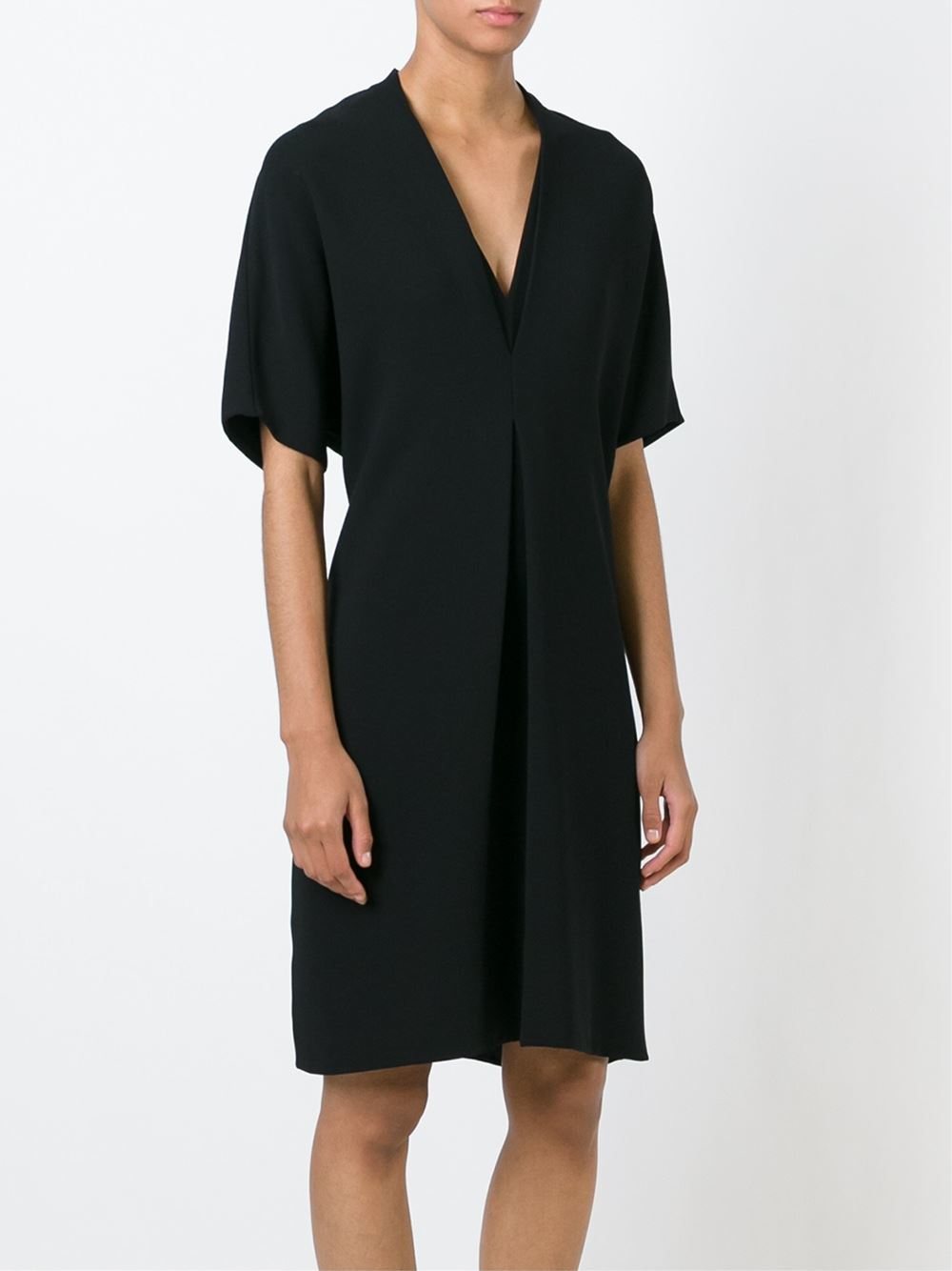 vince double v neck dress