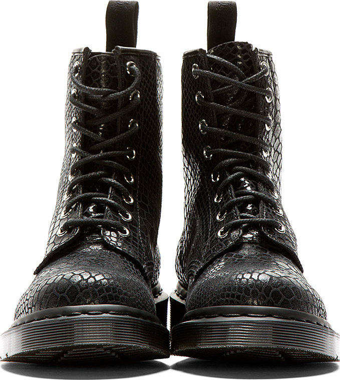 high shine doc martens