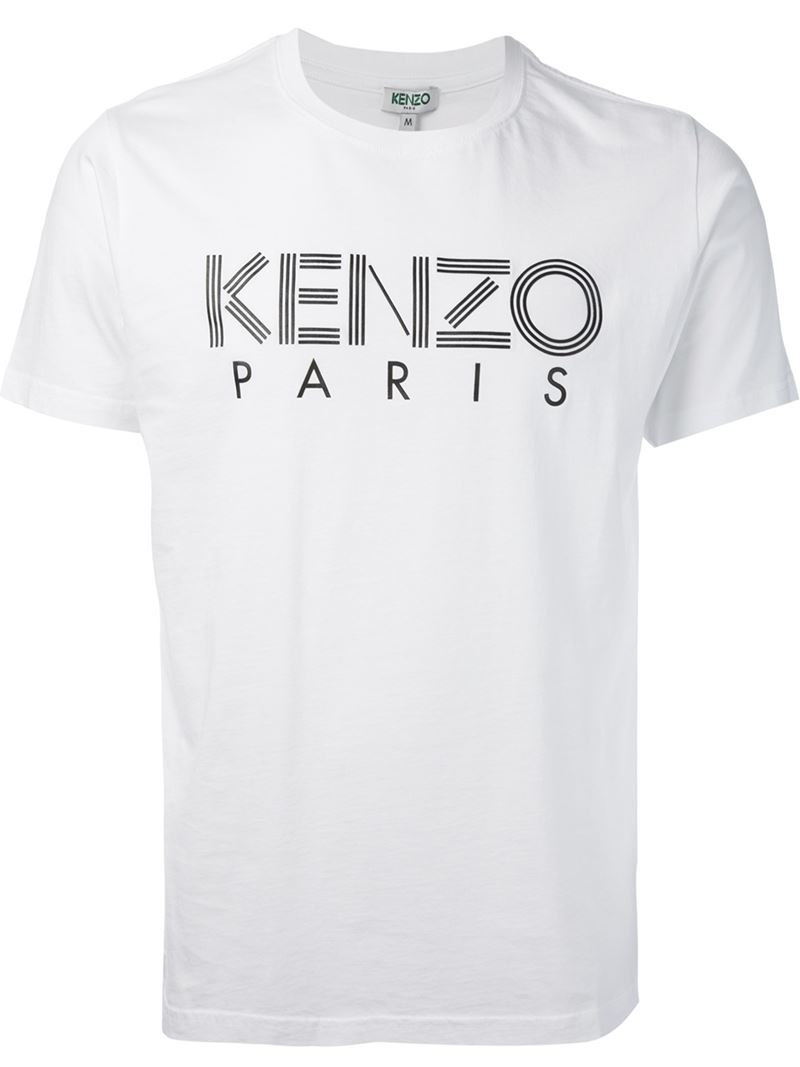 white kenzo paris t shirt