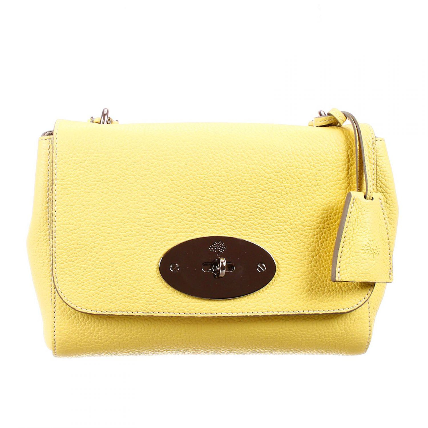 Mulberry Clutch Lyly Leather Bag in Yellow Mulberry Clutch Lyly Leather Bag in Yellow
