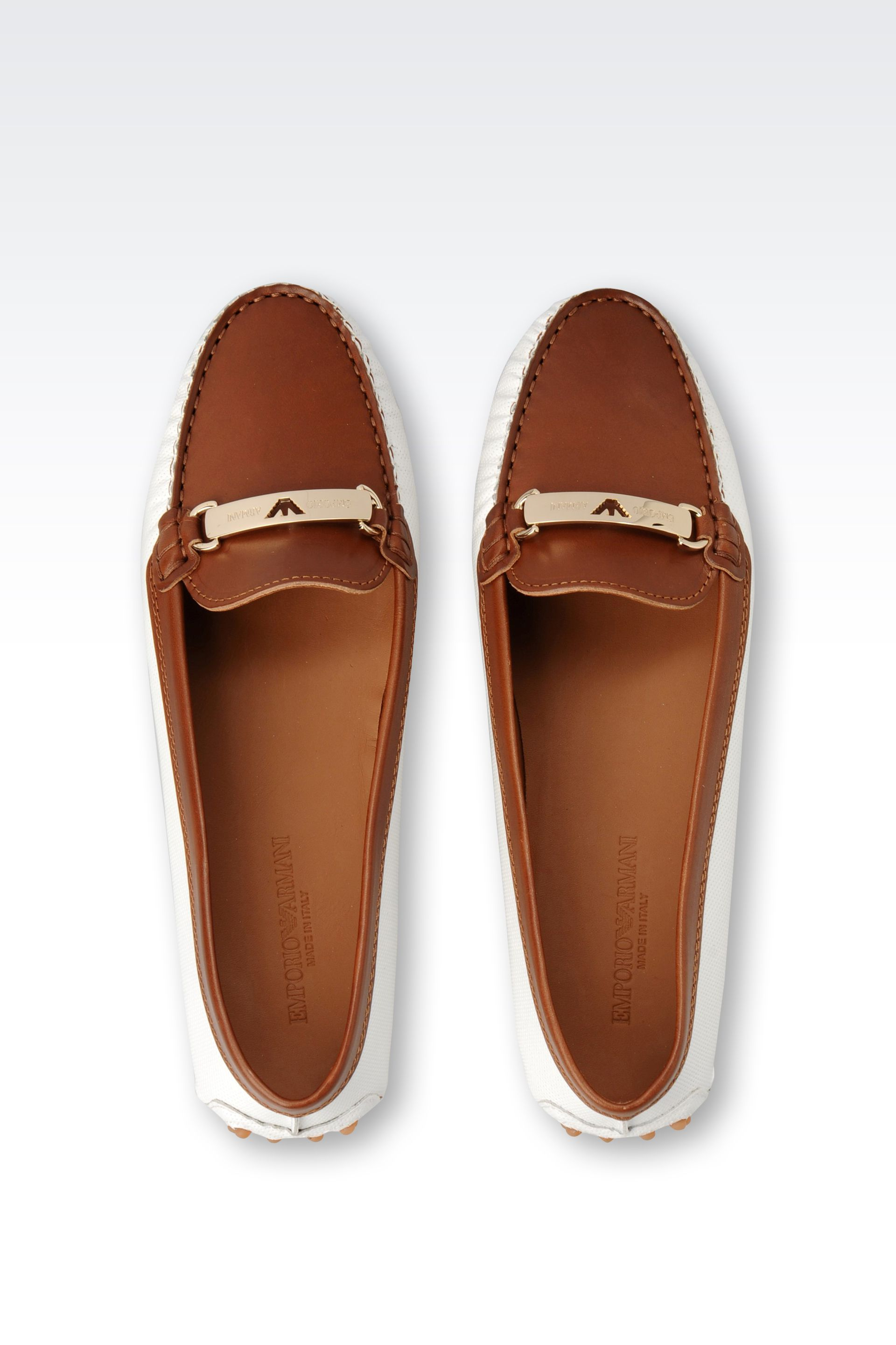 armani loafers womens