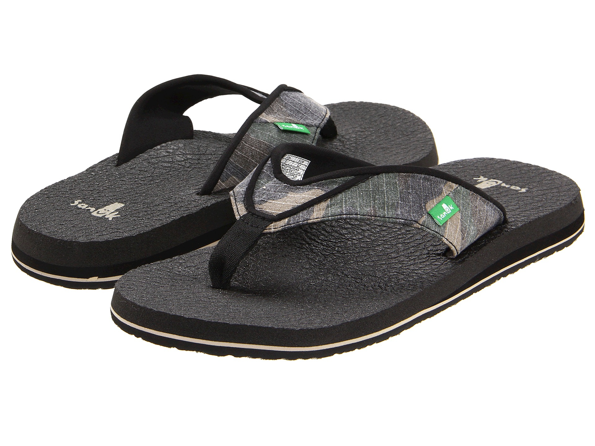 basic white flip flops