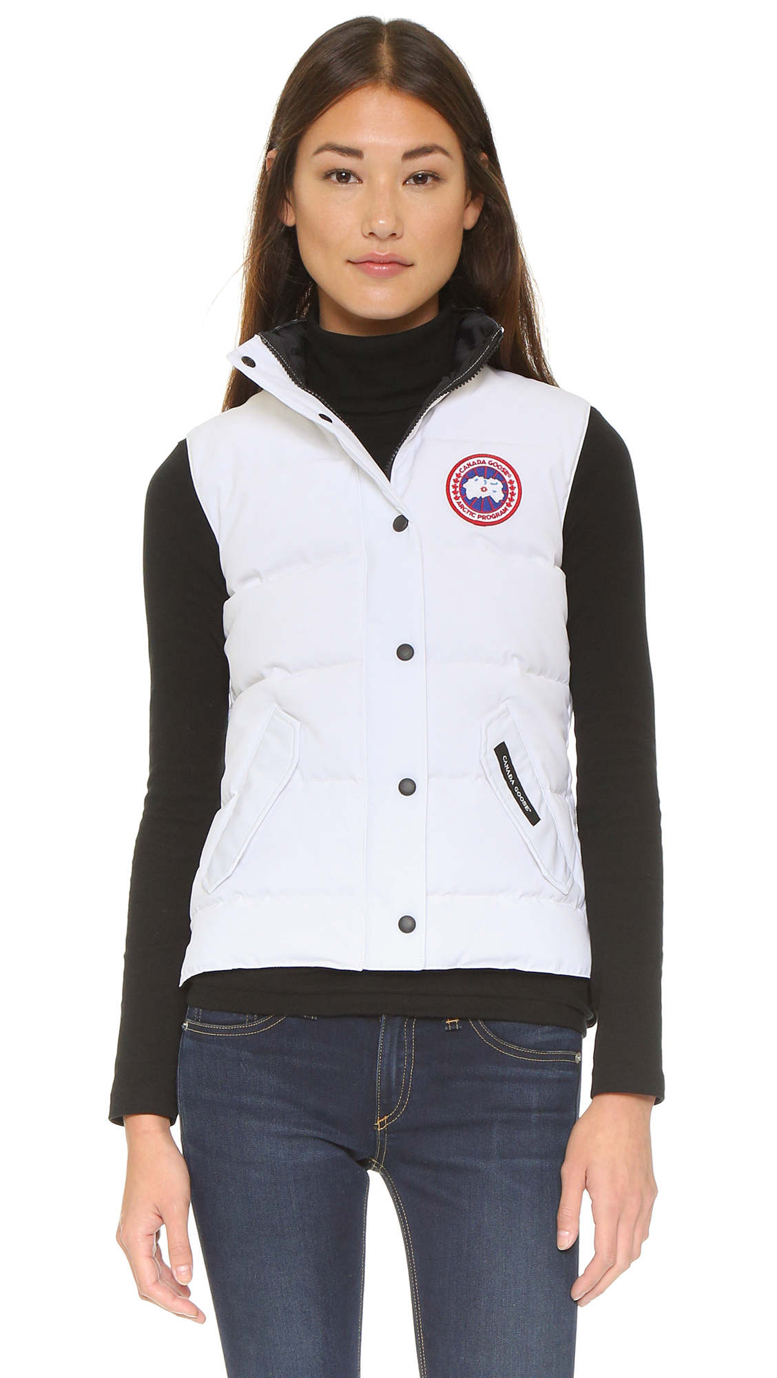 Canada Goose Goose Freestyle Vest in White - Lyst