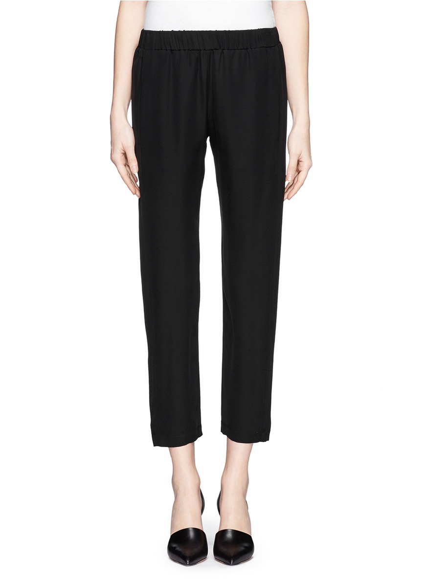 Theory cortlandt shop silk pants