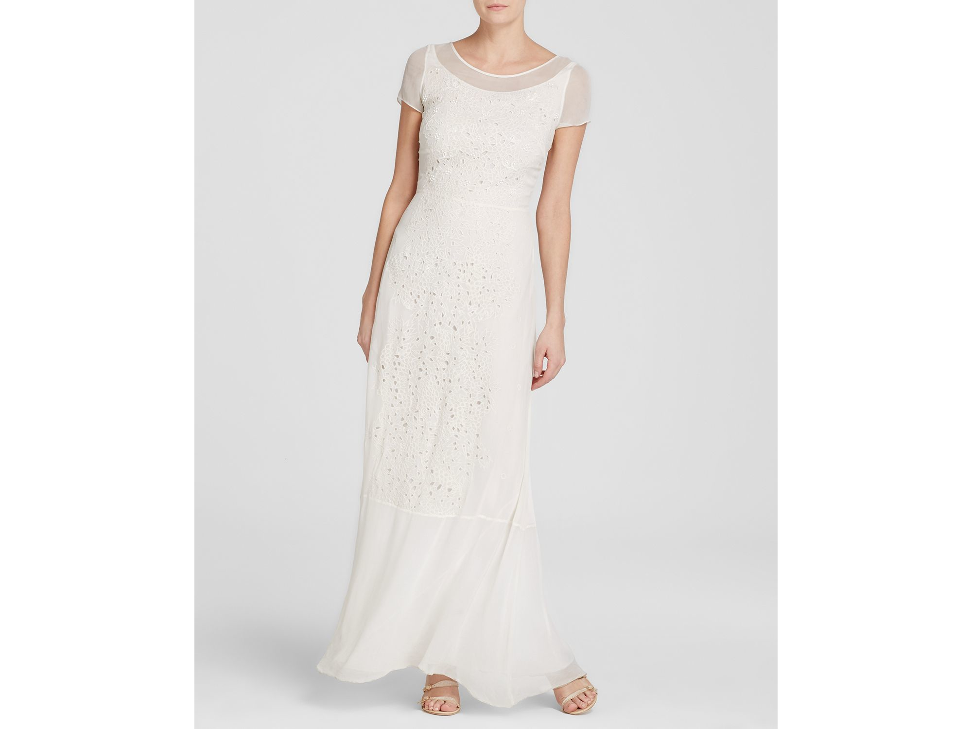 french connection white maxi dress