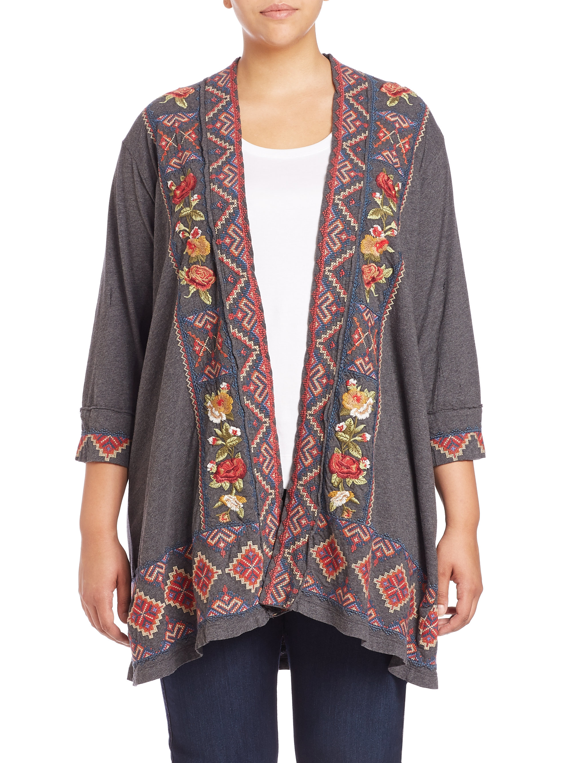 Johnny was Carolina Duster Cardigan in Pink Lyst