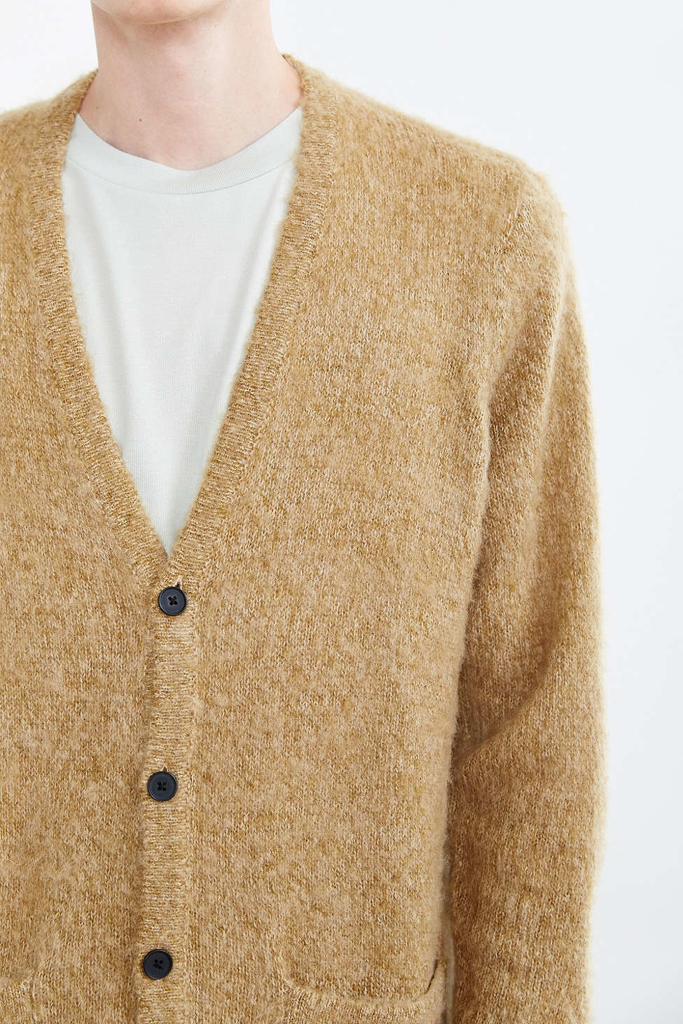 brushed cardigan