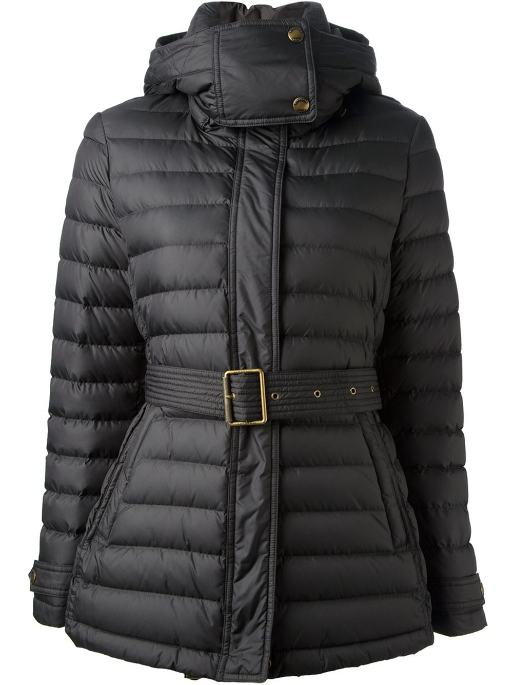 Lyst Burberry Brit Padded Jacket in Black
